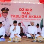 Dandim Letkol Inf Alzaki dan Ratusan Jamaah Hadiri Zikir dan Tabligh Akbar HUT Ke-24 Morowali