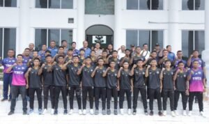 Wakil Bupati Asahan Lepas Tim Sepakbola SSB Mezzaluna Asahan