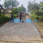 Pekon Tunggul Pawenang Bangun Jalan Rabat Beton dari Dana Desa 2024