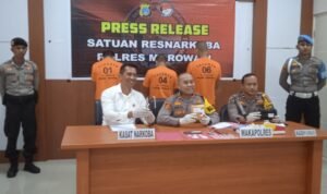 Polres Morowali Sita Ratusan Gram Sabu, 3 Pelaku Diancam Hukuman Seumur Hidup