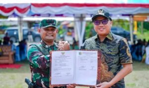 Dibuka Resmi Bupati Morut, TNI Kerjakan Jalan Uempanapa-Lemowalia Melalui Program TMMD