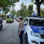 Oprasi Zebra Krakatau 2024, Satlantas Pringsewu Patroli Titik Rawan Macet dan Kecelakaan