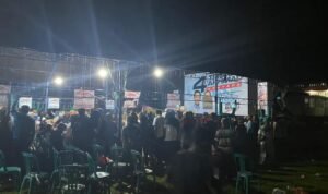 Warga Bara Antusias Hadiri Kampanye Trisal-Akhmad Meski Diguyur Hujan