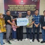 Ahli Waris Bendahara PPS di Palopo Sulsel Terima Santunan Rp240 Juta