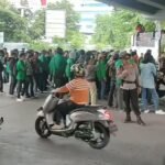 Makassar Diguncang Unjuk Rasa ‘Indonesia Gelap’, Sejumlah Ruas Jalan Macet