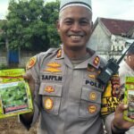 Dukung Ketahanan Pangan, Kapolres Palopo Pimpin Penanaman Sayur di P2L Polsek Wara Utara