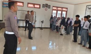 Satlantas Polres Morowali Sosialisasi Kamseltibcarlantas ke Sekolah di Bungku Tengah