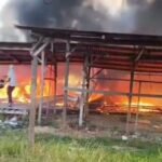 Tiga Kios di Pasar Noling Luwu Ludes Terbakar, Kerugian Capai Ratusan Juta