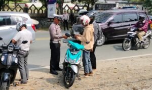 559 Pelanggaran Ditindak Selama Operasi Patuh 2025 di Palopo, Helm Masalah Utama