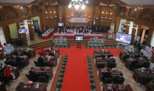 Bupati dan Forkopimda Asahan Mengikuti Paripurna Pidato Kenegaraan HUT Ke-80 Kemerdekaan RI