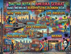 Daftar Kota Di Amerika Serikat Yang Memiliki Budaya Seni Jalanan Kuat